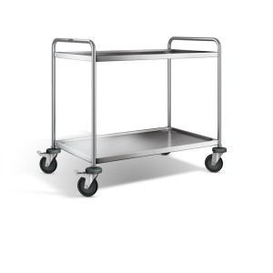 BPro SW 10 x 6-2 BASIC Serveerwagen, met 2-plateaus 1000 x 600 mm