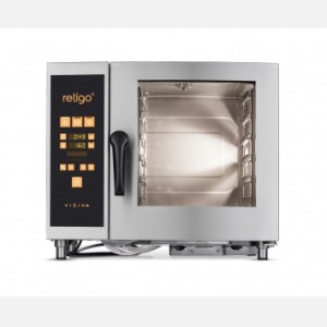 Retigo O 623 i combi-steamer, 6 x 2/3GN - 400 Volt met wassysteem