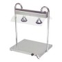 Emga 710.200 Warmhoudplaat, RVS met bovenwarmte 2/1GN