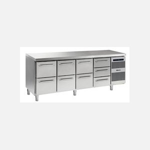 Gram K2207 CSG A 2D/2D/2D/3D L2 Koelwerkbank met laden 1/1GN