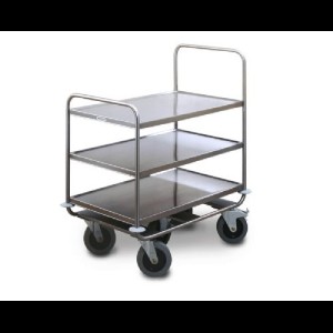 Hupfer SSW 10x6/3 ERGO Serveerwagen met 3-plateaus 1000 x 600 mm.