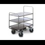 Hupfer SSW 10x6/3 ERGO Serveerwagen met 3-plateaus 1000 x 600 mm.